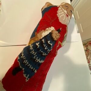 Needlepoint Santa
